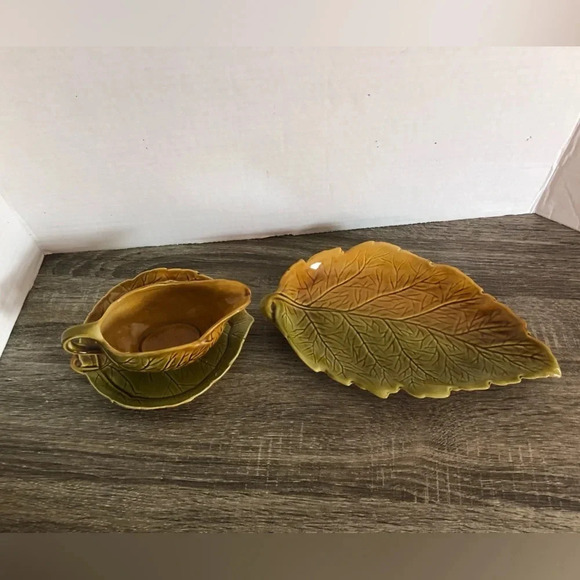 Vtg Royal Winton  Leaf Serving Dishes - Picture 5 of 11